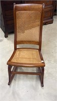 Early Cane Seat & Back Rocker