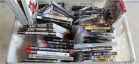LARGE GAMING LOT-4 HEADSETS 50 PS3 GAMES