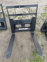 Unused 2024 Mini Skid Steer Pallet Fork Attachment