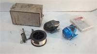 ZEBCO Reels and Small Metal Box