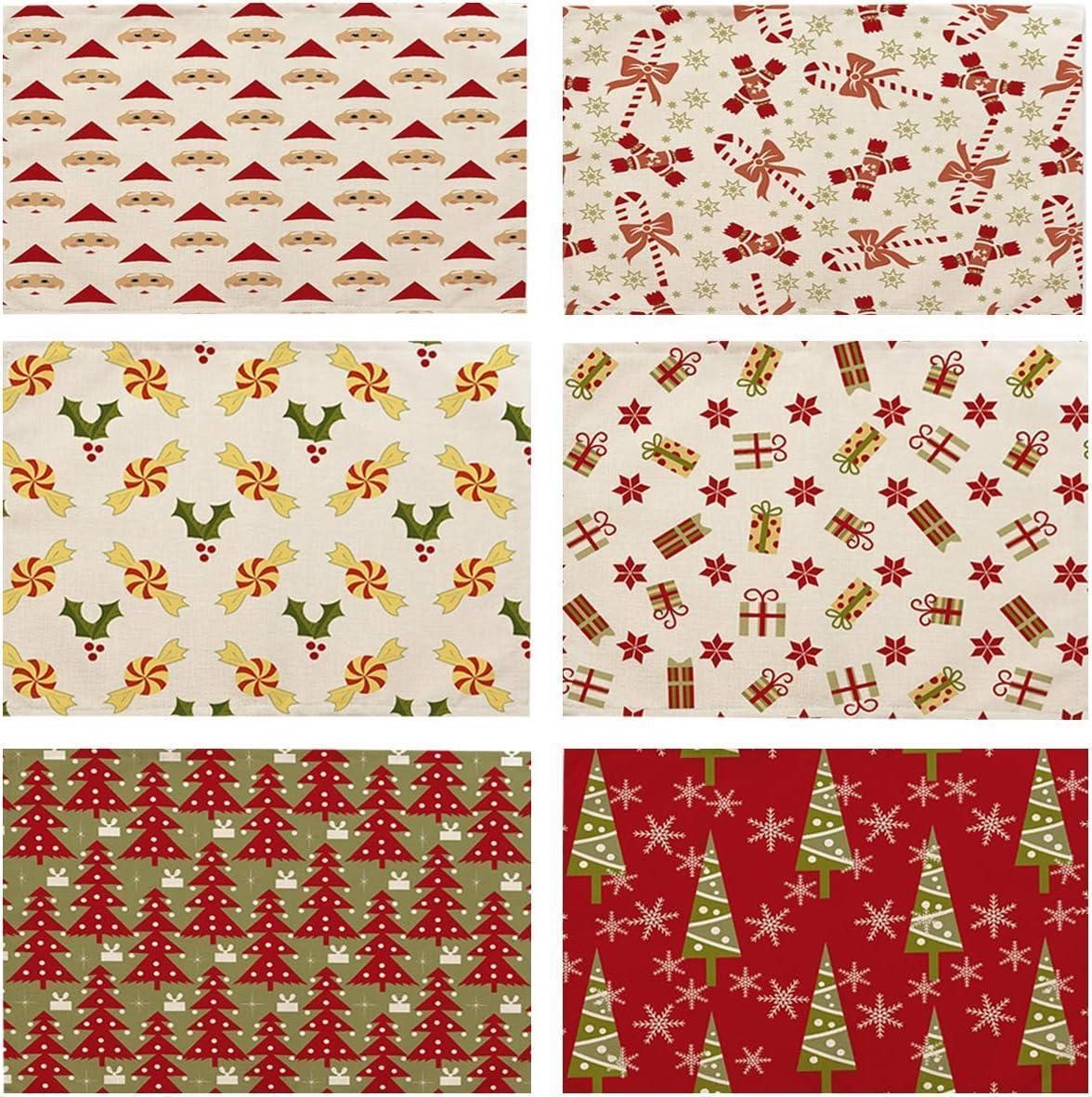Christmas Placemats for Dining Table
