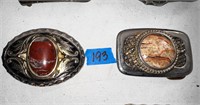 (2) Belt Buckles