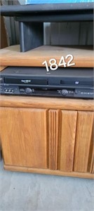 TV stand and vhs/DVD player