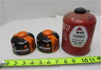 3 Isobutane/Propane Fuel Cans