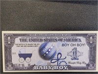 Boy oh boy Novelty Banknote