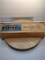 Solid Wood Baseball Trading Card Case
