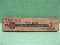 Vintage Victor Tin Hack Saw Blade Case