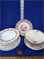 Hand Painted Austria China plates & transferware