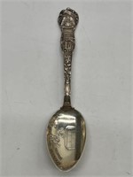 Vtg Sterling Silver Louisiana State Spoon 26.17g
