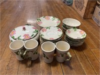 VINTAGE FRANSICAN DESERT ROSE DISHWARE