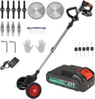 Powerful Cordless Weed Wacker, 21V Electric Brusr