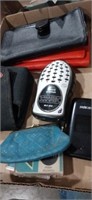 Lot with phone, radio, and wallets