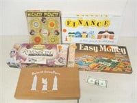 Lot of Vintage Board Games - Easy Money,