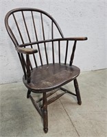 Plank seat Windsor style chair