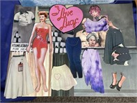 Magnetic Board (dress Lucy) & Lucille Ball Book