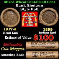 Small Cent Mixed Roll Orig Brandt McDonalds Wrappe