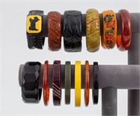 Group of Bakelite Bangles, 12