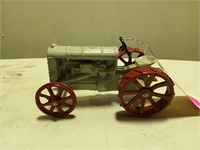 Small metal Fordson tractor