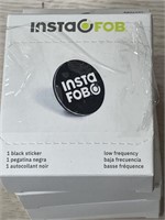 INSTAFOB 1 BLACK STICKER 4PK RETAIL $50