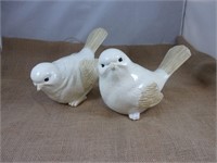 Two Ceramic Bird Figurines - NEW