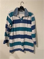 Vintage Forenza Striped Long Sleeve Shirt
