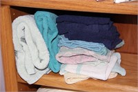 Lot of washcloths, hand towels