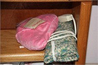 Vintage heating pad, aromatherapy pillow