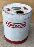 Vintage Conoco 5gal Dectol R&O Oil 100 Can