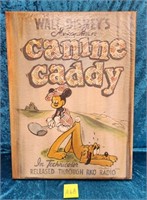 11 - DISNEY CANINE CADDY ART 23X17.5" (A68)
