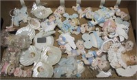 Box Lot of Baby Shower Items