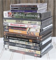 Assorted DVD, CD, & VHS Tapes