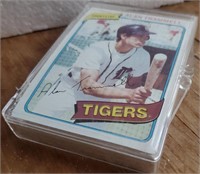 1980 Detroit Tigers Team Set