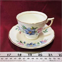 Royal Vale Bone China Teacup & Saucer