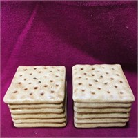 Ceramic Crackers Salt & Pepper Shakers (Vintage)