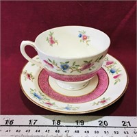 Salon China Teacup & Saucer