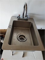 Tarrison ss hand sink/taps, 13" x 19", removed