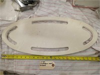 Swim platform insert, seaboard material