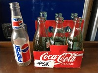 Set Of Vintage Pepsi And Coca Cola Classic Glass