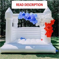 Inflatable White Wedding Bouncer  10*10*8ft