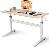 Crank Mobile Standing Desk 55x24 Inches