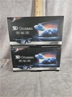 PAIR OF 3D GLASSES SHUTTER MODEL FPS3D02