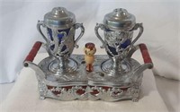 Asian-Style Music Box / Salt & Pepper Shakers &..