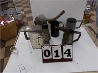 Tin Ware, Oil Cans, Etc.