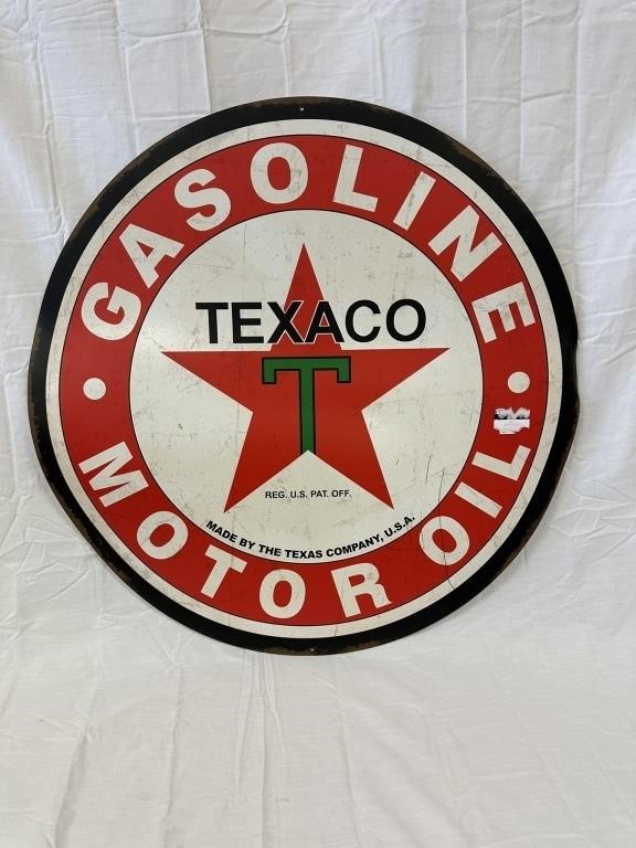 Contemporary Texaco Metal Sign