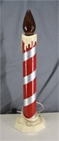 VINTAGE 18" LIGHTED CHRISTMAS CANDLE