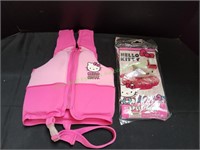 Hello Kitty Split Ring & Med/Lg Floating Vest