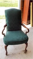 Fabric chair (green)