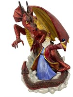 Dragon Wizard Sculpture Figures