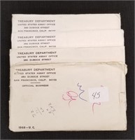 (2) 1968, (2) ’69 Mint Sets