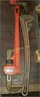Maxit & Rigid 24” Cast Iron Pipe Wrenches